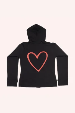 Ali Rapp for Anna Sui Heart Hoodie