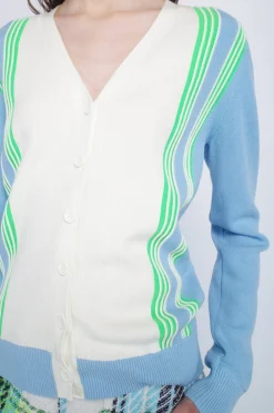 Amalfi Knit Cardigan-Baby Blue
