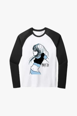 Anna Sui Girl Genderless Raglan Tee