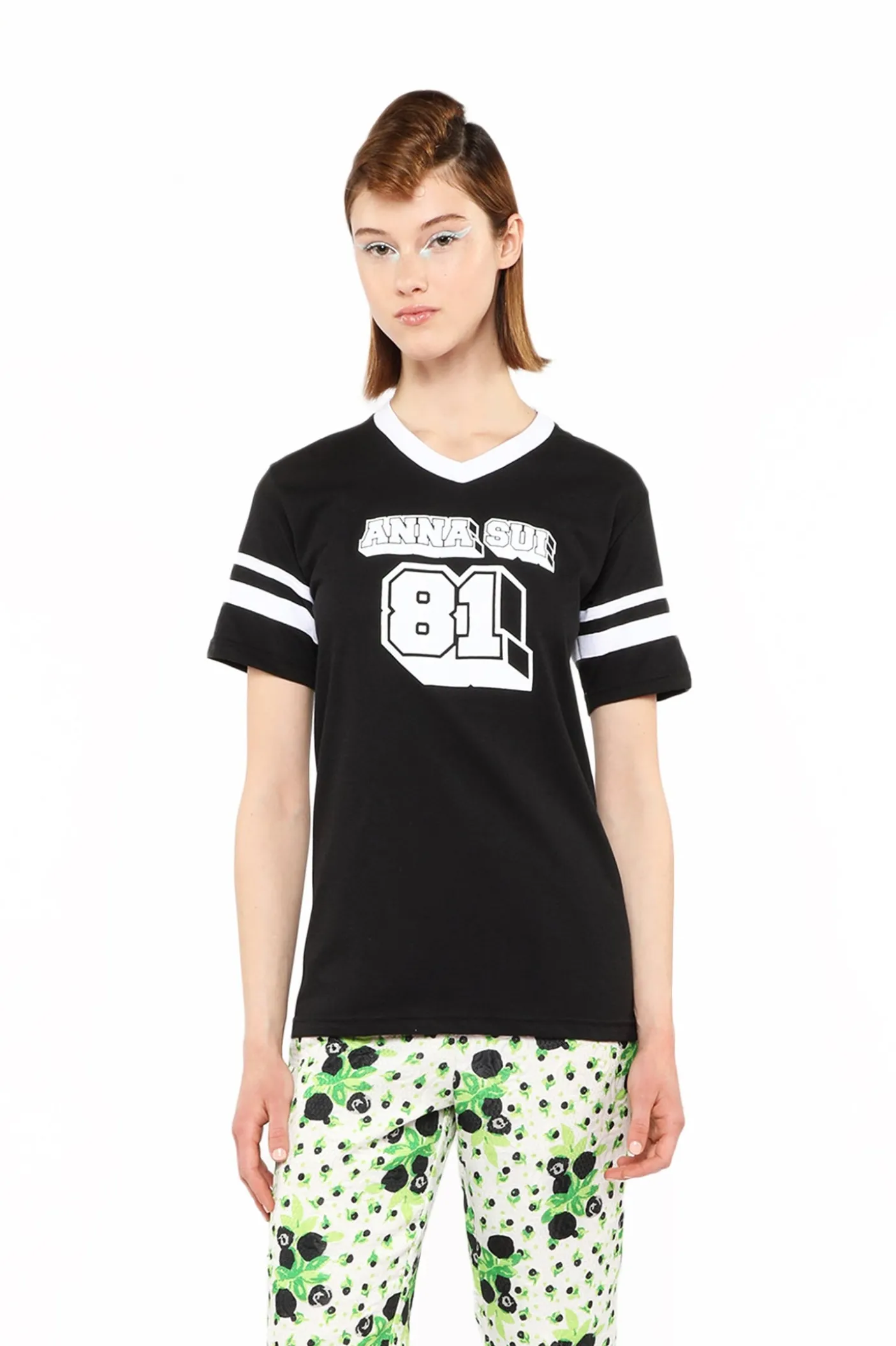 Anna Sui Logo T-Shirt Black