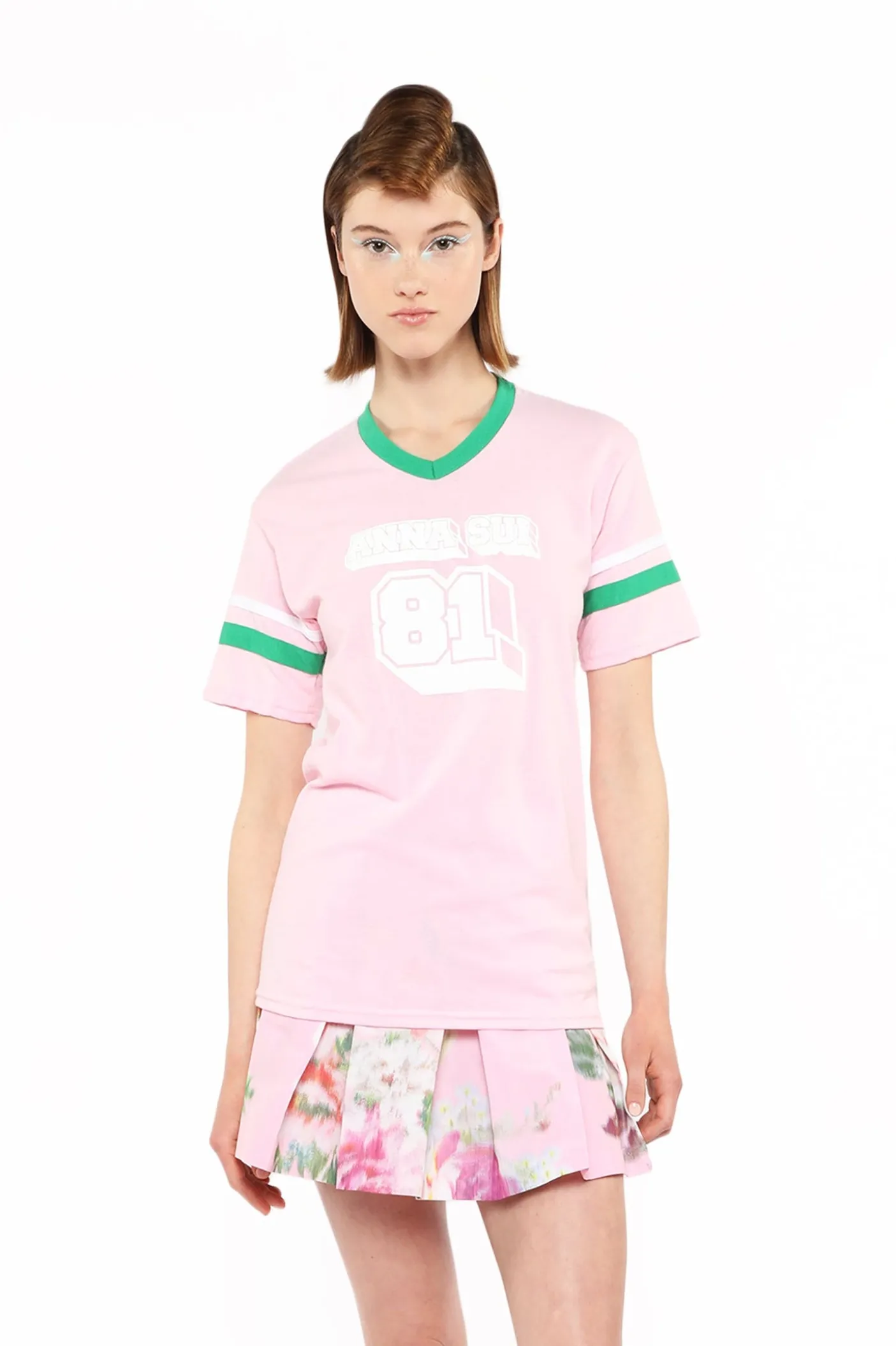 Anna Sui Logo T-Shirt Pink
