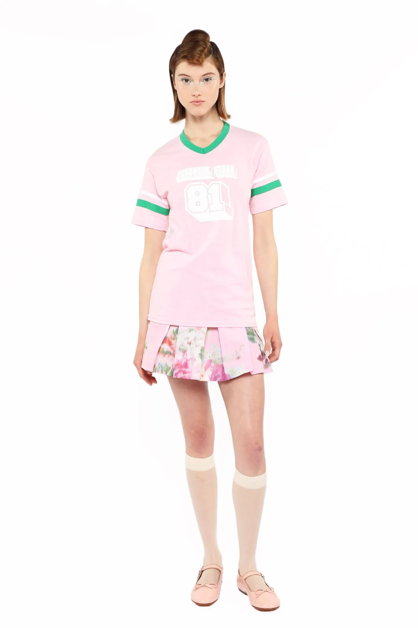 Anna Sui Logo T-Shirt Pink