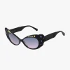 Anna Sui Pearl Wing Sunglasses- Black