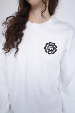 Anna Sui Wings Crew Neck Sweatshirt-White