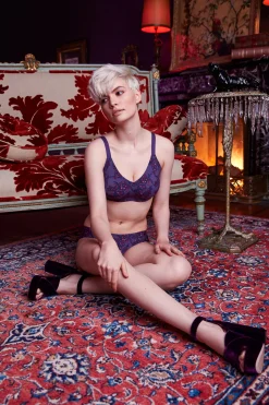 Anna Sui x Knix Autumn Evenings Luxe V-Neck Padded Bra