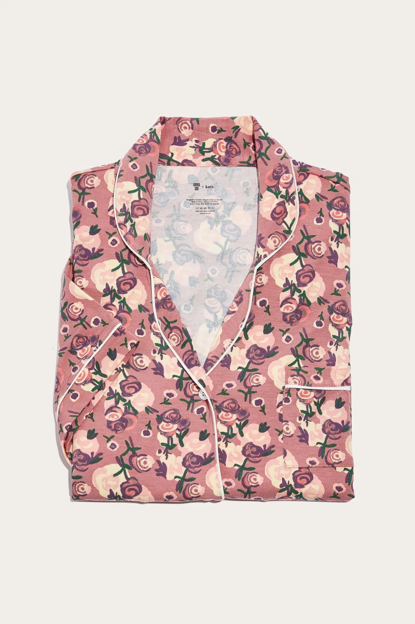 Anna Sui x Knix Rose Bouquet Sleep Top
