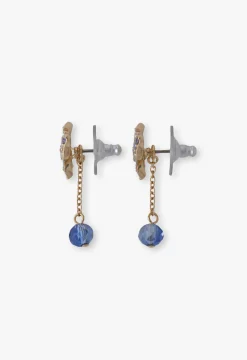 Aqua & Lavender Butterfly Earrings