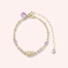 Aquamarine Butterfly Bracelet