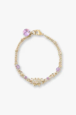 Aquamarine Butterfly Bracelet