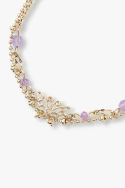 Aquamarine Butterfly Bracelet