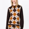 Argyle Knitwear Polo