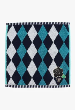 Argyle Rose Washcloth