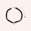 Beaded Butterfly Choker