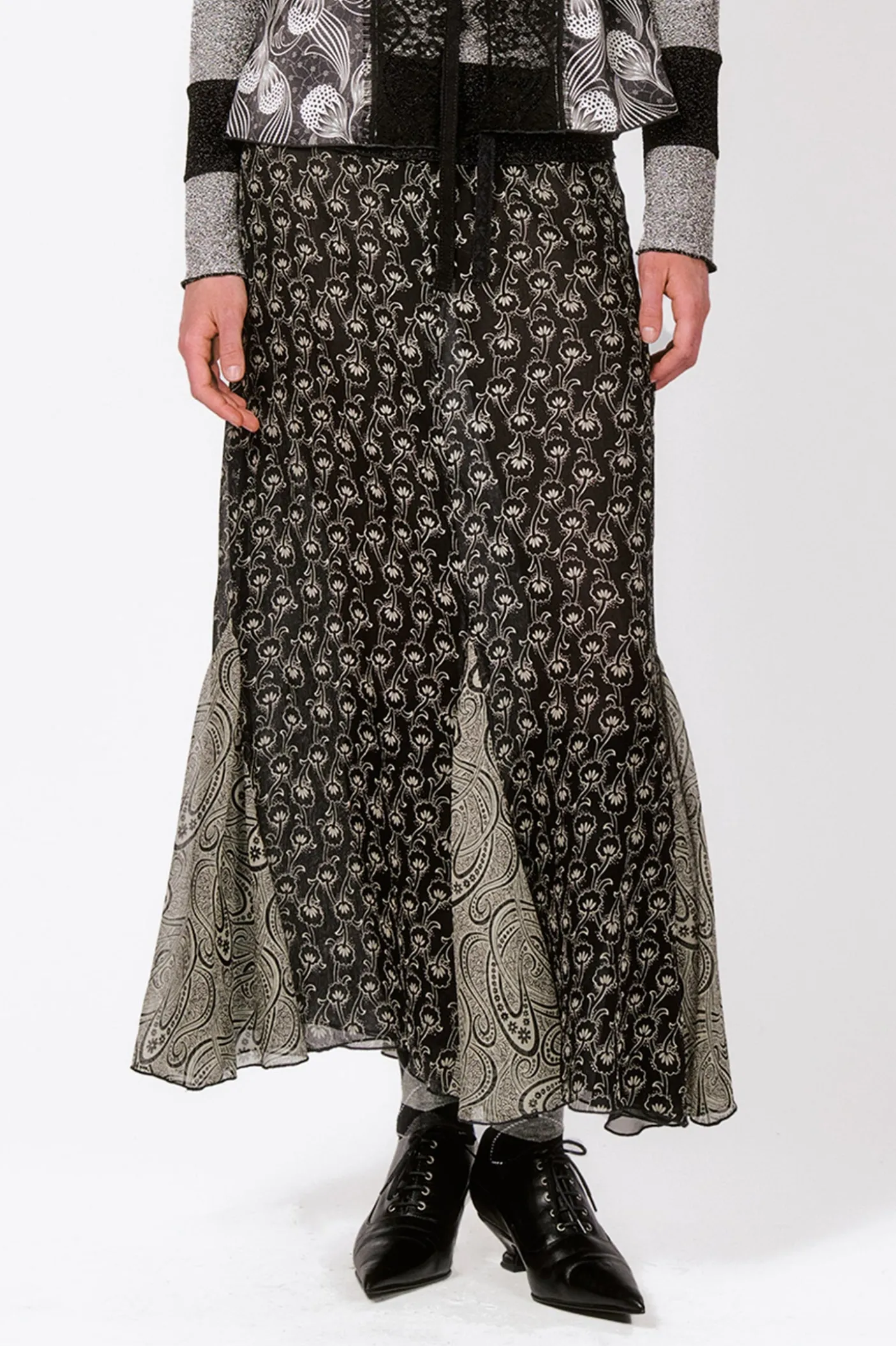 Beardsley Combo Maxi Skirt