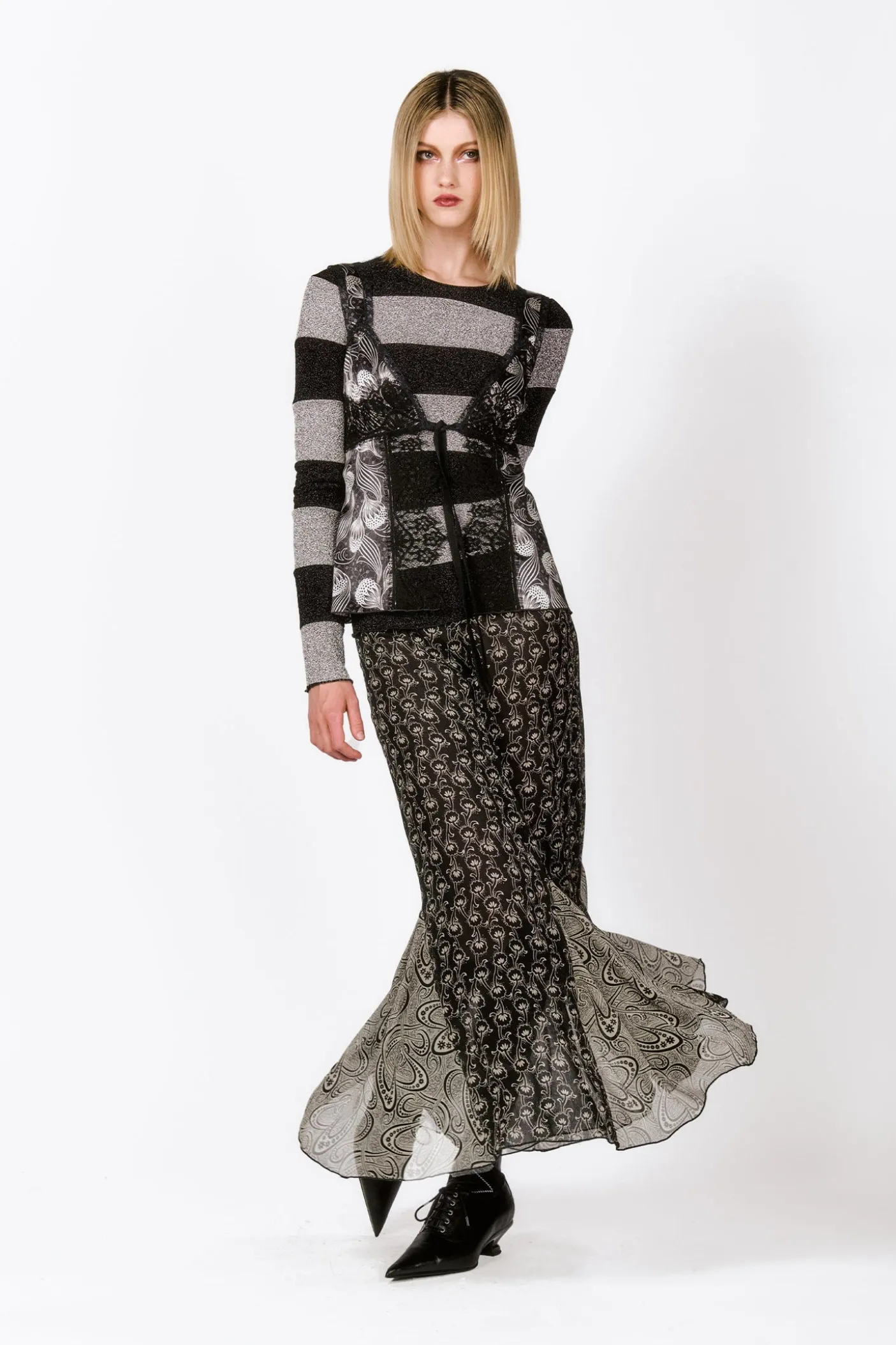 Beardsley Combo Maxi Skirt