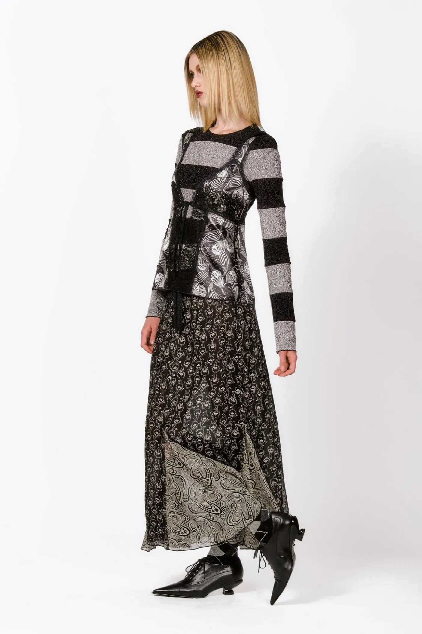 Beardsley Combo Maxi Skirt