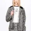 Beardsley Paisley Corduroy Velvet Collar Barn Jacket