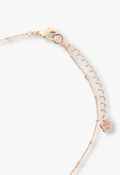 Bejeweled Butterfly Necklace - Pink Rose Gold