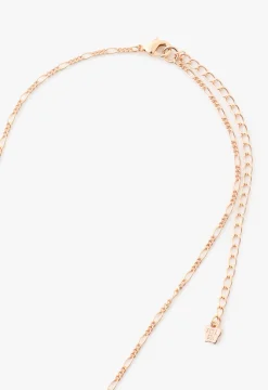 Bejeweled Butterfly Princess Necklace - Pink Rose Gold