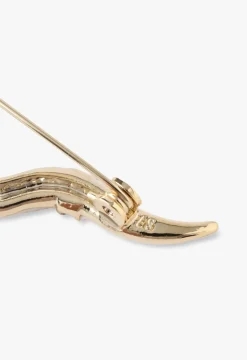 Bejeweled Snake Brooch
