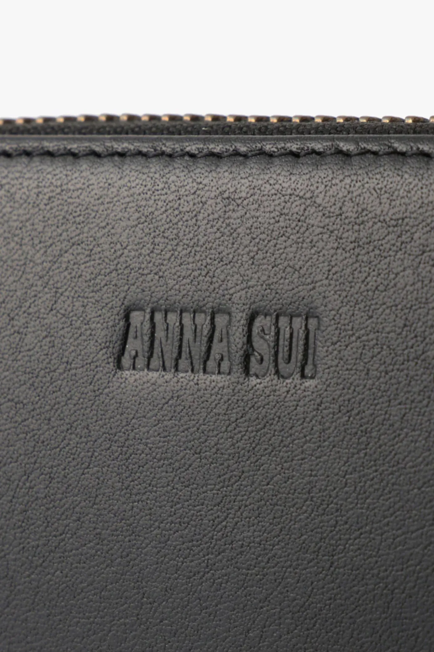 Black Retro Button Wallet