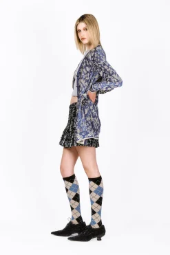 Bluebell Velour Cardigan