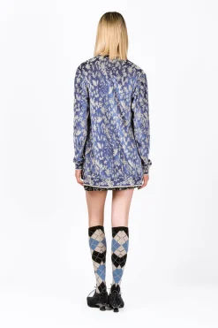 Bluebell Velour Cardigan