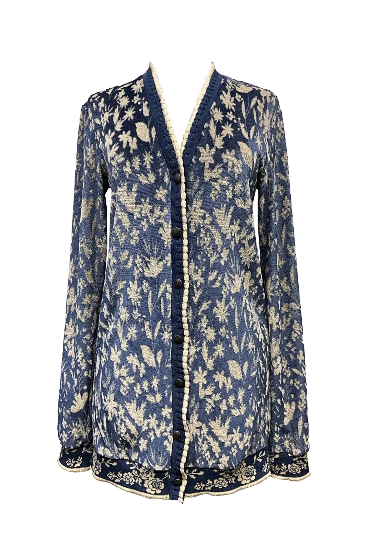 Bluebell Velour Cardigan