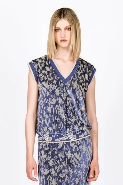 Bluebell Velour Vest