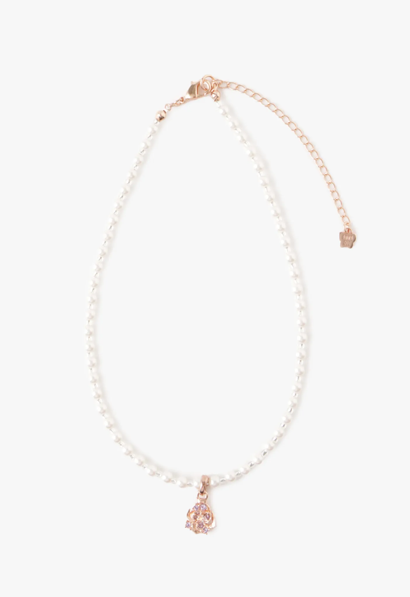Butterfly & Rose Necklace Duo - Rose Gold