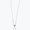 Butterfly Crescent Necklace