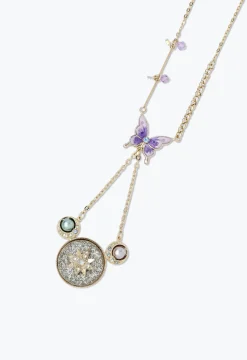 Butterfly Crescent Necklace