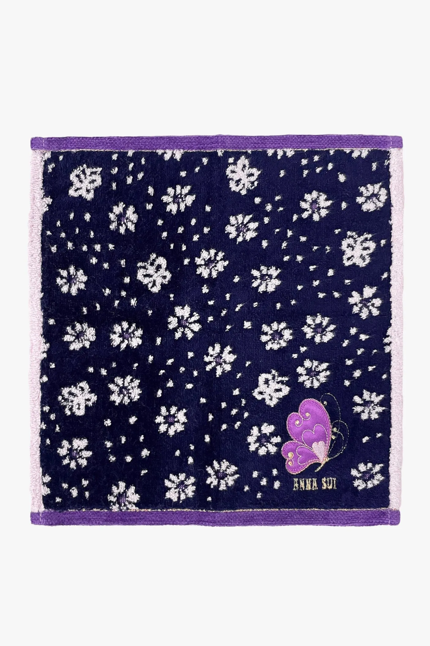 Butterfly Flowers Washcloth