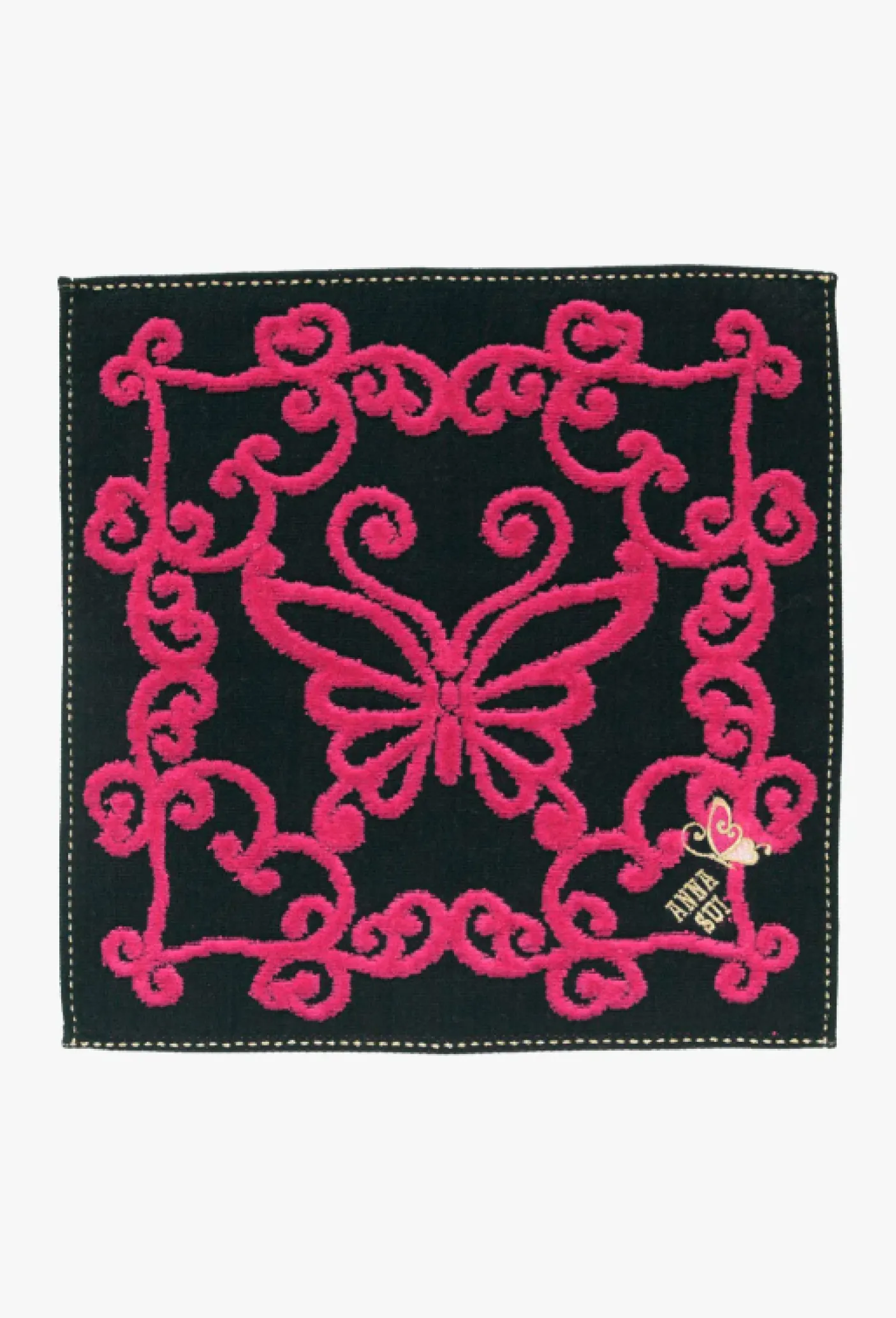 Butterfly Heart Washcloth