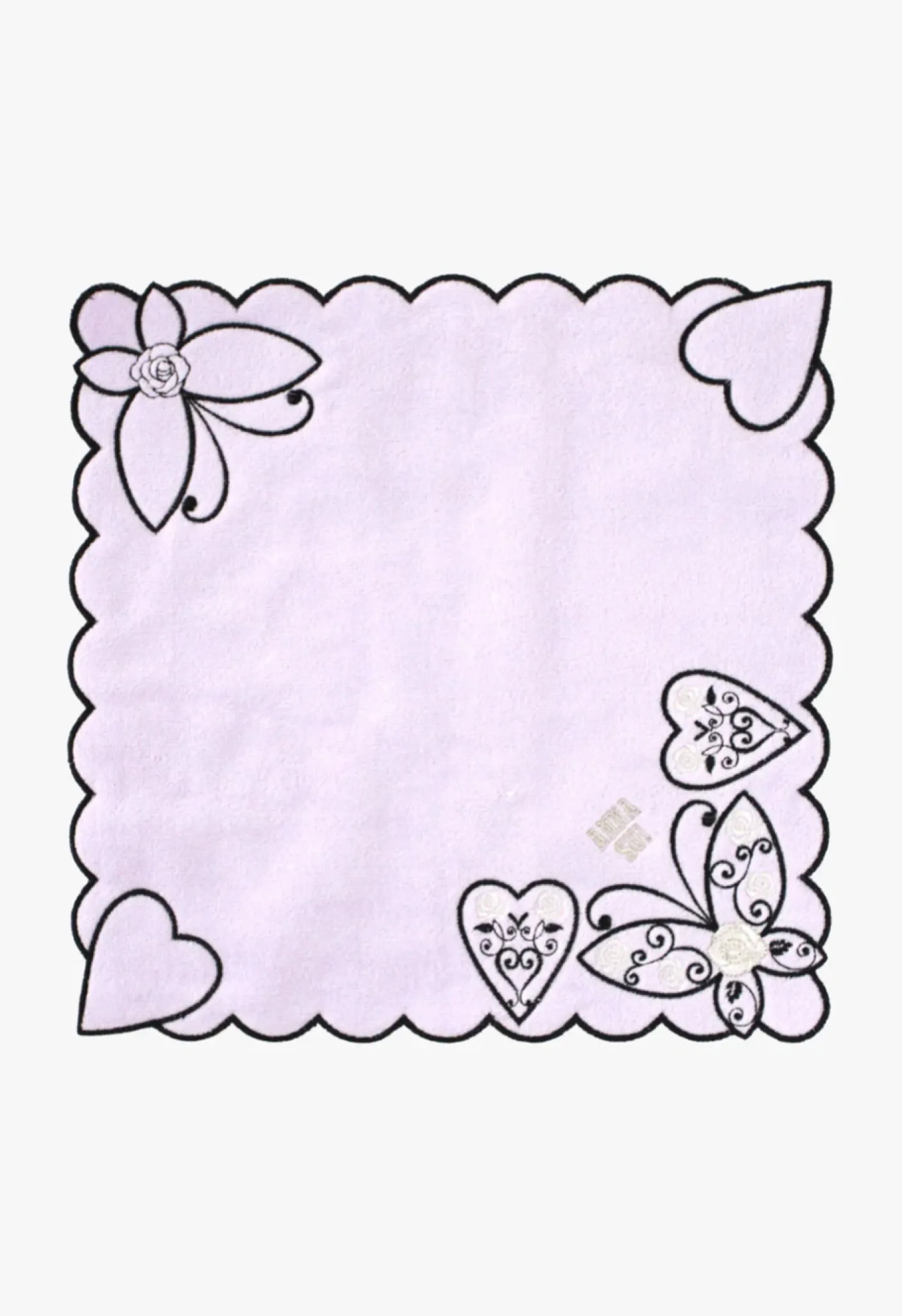 Butterfly Hearts Washcloth