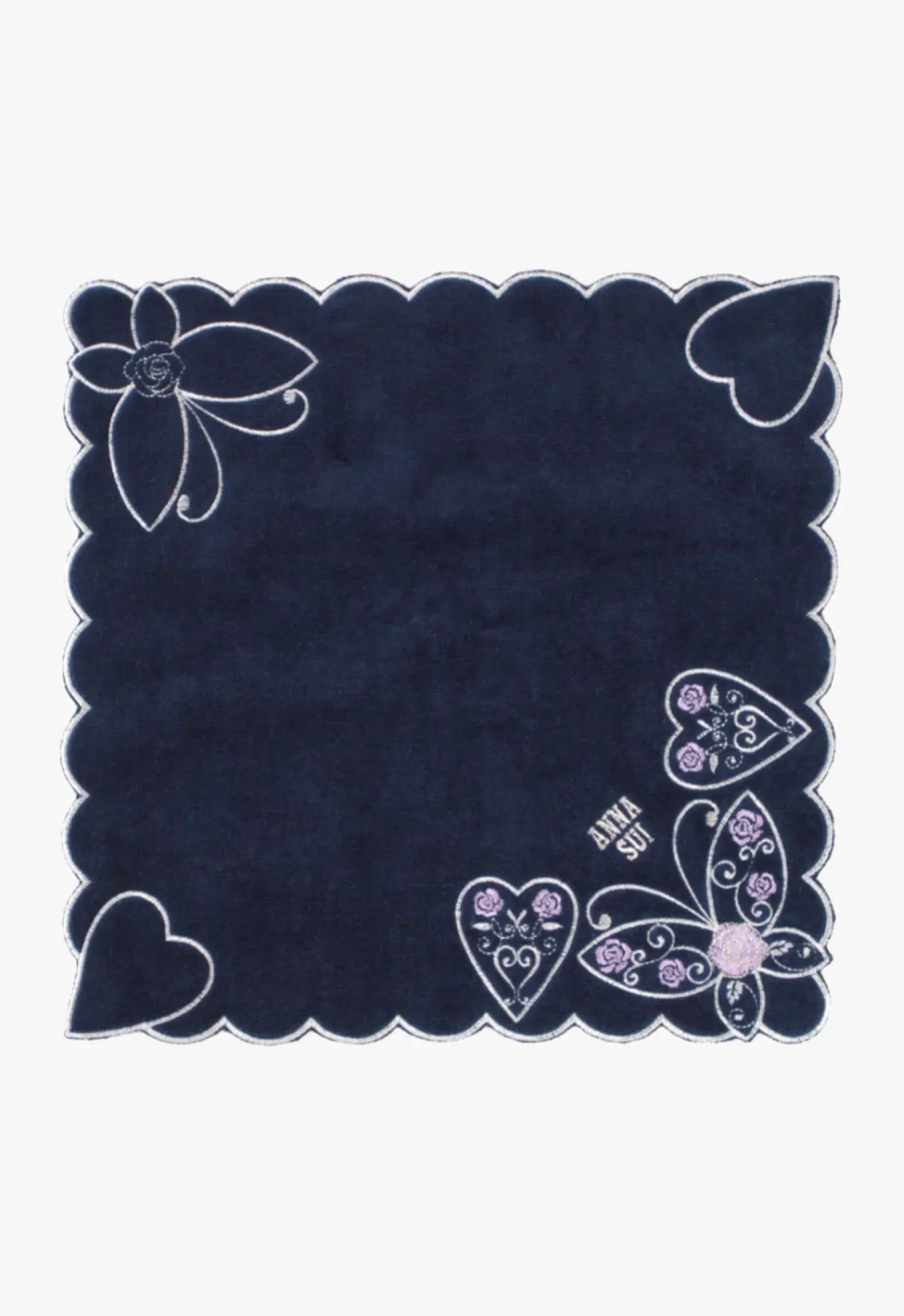 Butterfly Hearts Washcloth