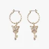 Butterfly Key Earrings