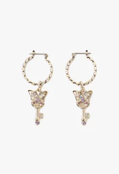 Butterfly Key Earrings