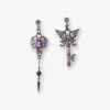 Butterfly Lock and Key Earrings