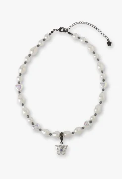Butterfly Pearl Choker