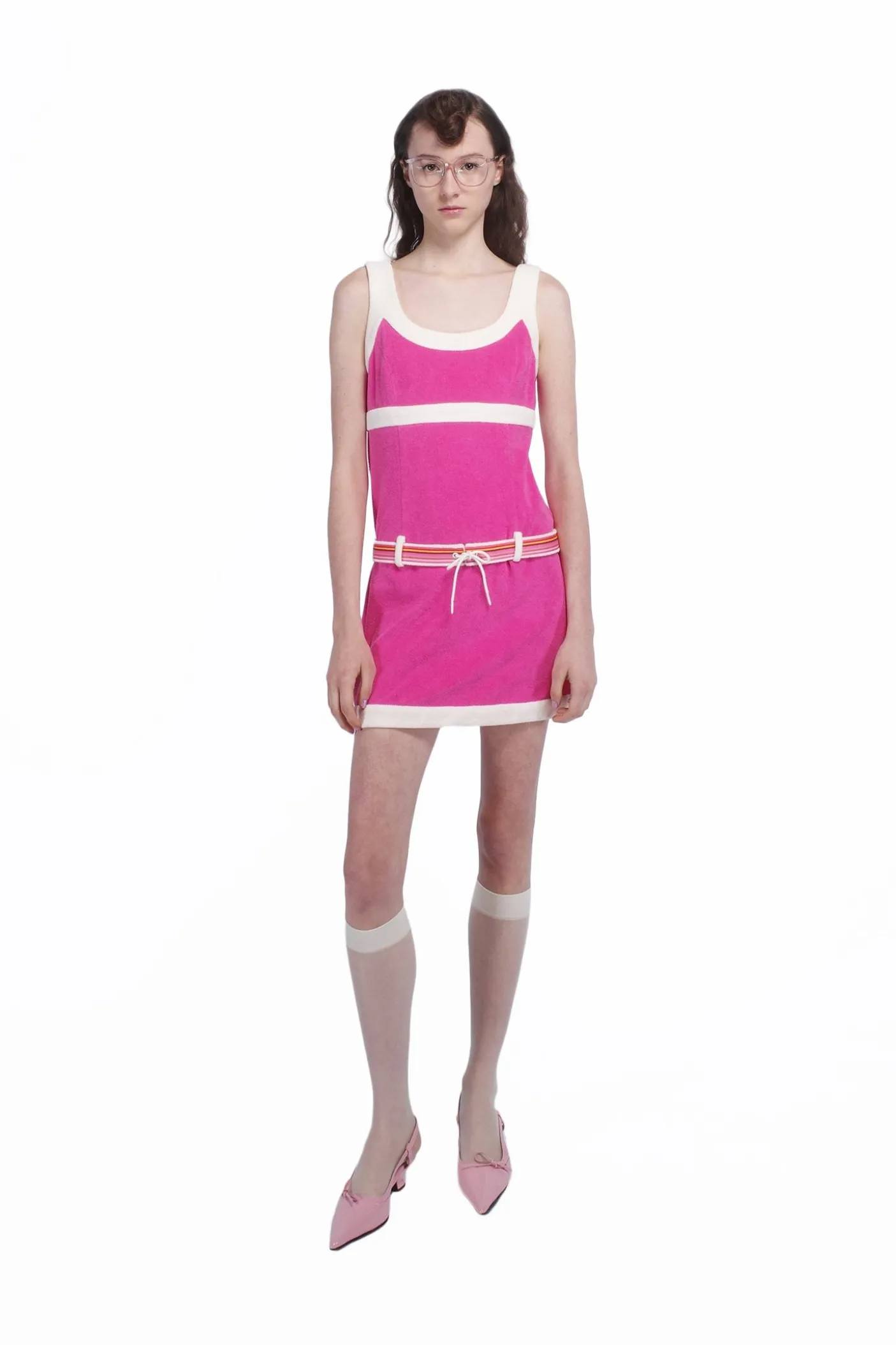 Cabana Terry Belted Dress