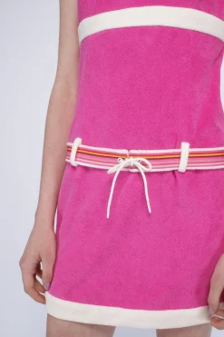 Cabana Terry Belted Dress