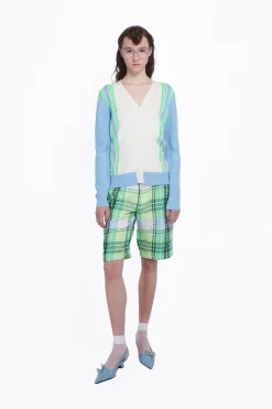 Capri Plaid Bermuda Shorts