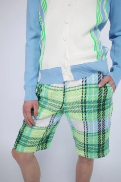 Capri Plaid Bermuda Shorts