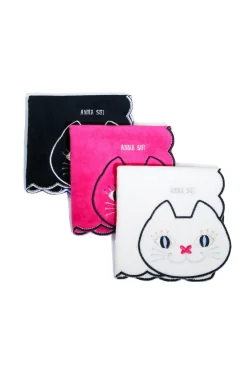 Cat Embroidery Washcloth