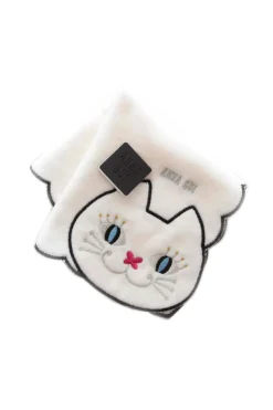 Cat Embroidery Washcloth