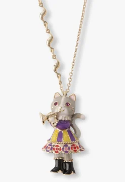Cat Trumpet Necklace
