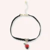 Chocolate Covered Strawberry Choker - Black Multi