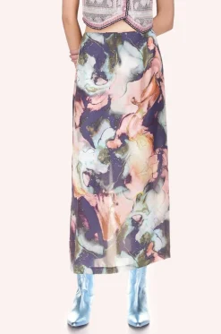 Cosmos Satin Skirt
