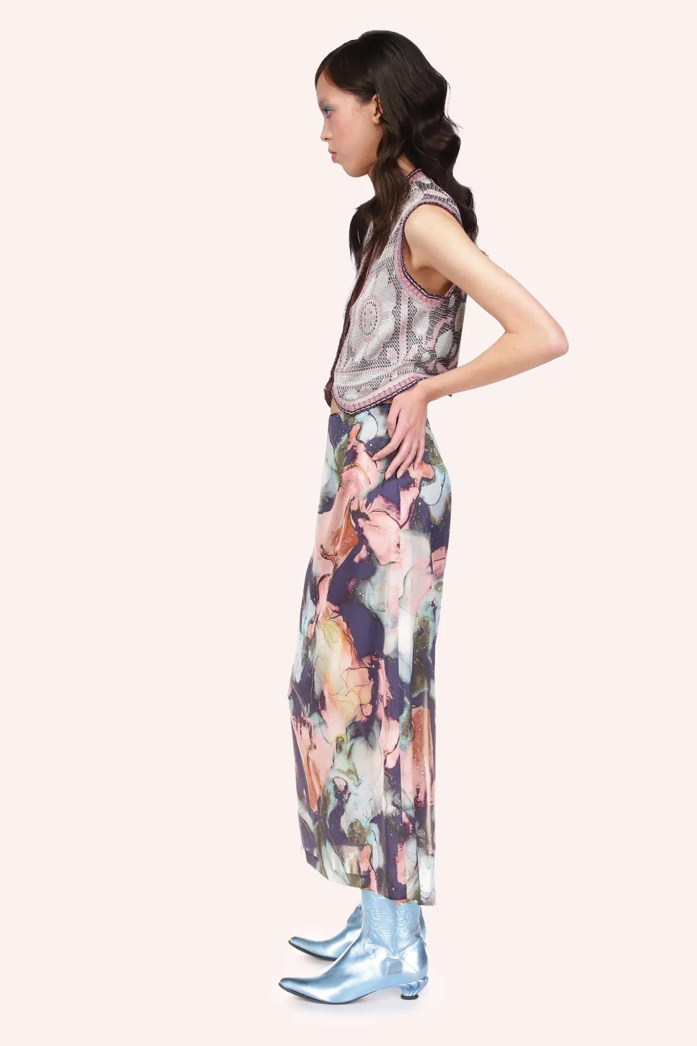 Cosmos Satin Skirt